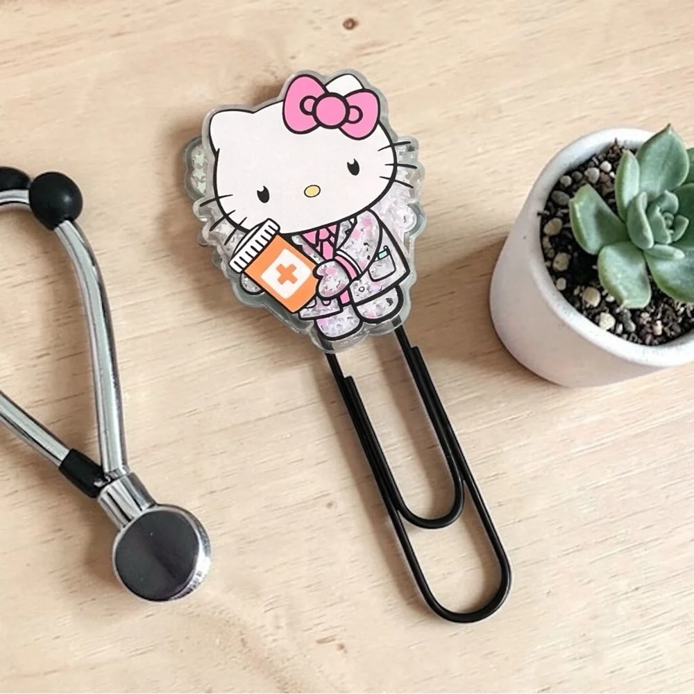NEW Hello Kitty Nurse Planner Clip